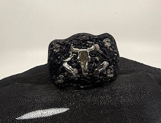 Original Silver and Black Steer