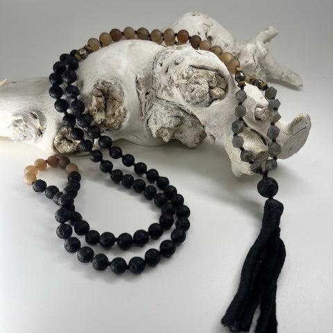 Black Tassle Necklace