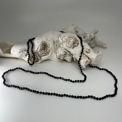 Black Crystal Necklace