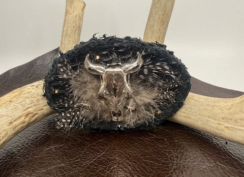 Original Small Oval Feathered Steer